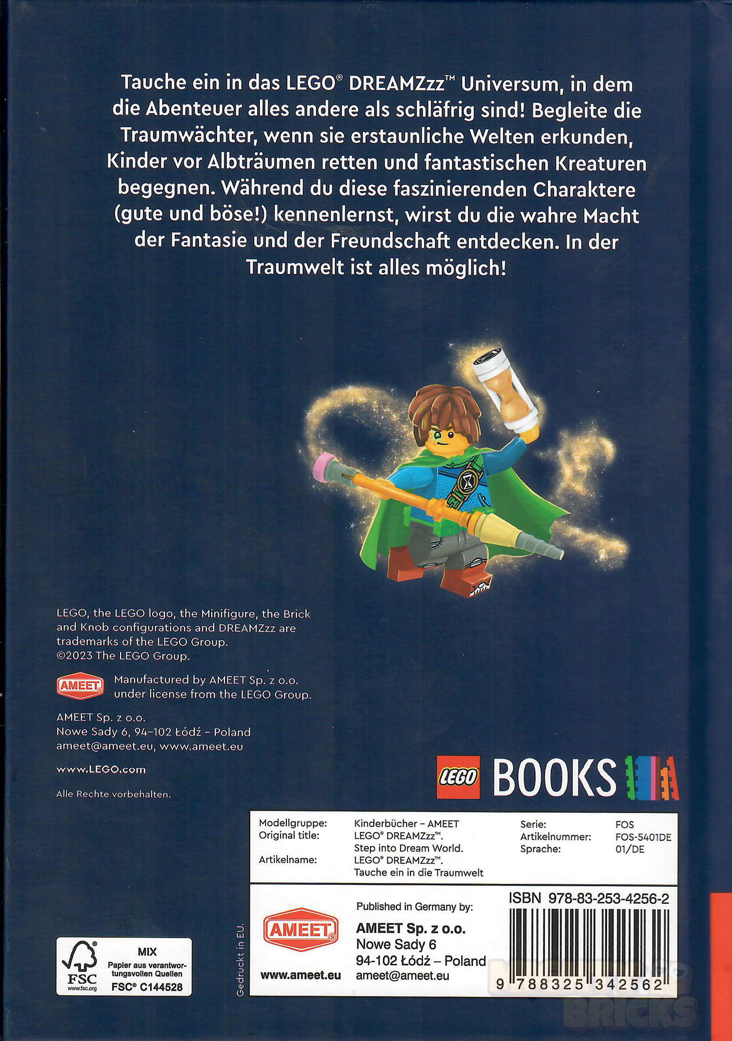 LEGO® DREAMZZz LEGO® Books: Tauche ein in die Traumwelt, Kinderbuch Fantasy Buch