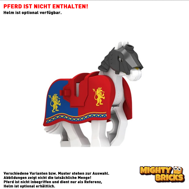 Pferdedecken für Deine LEGO Ritter Pferde
