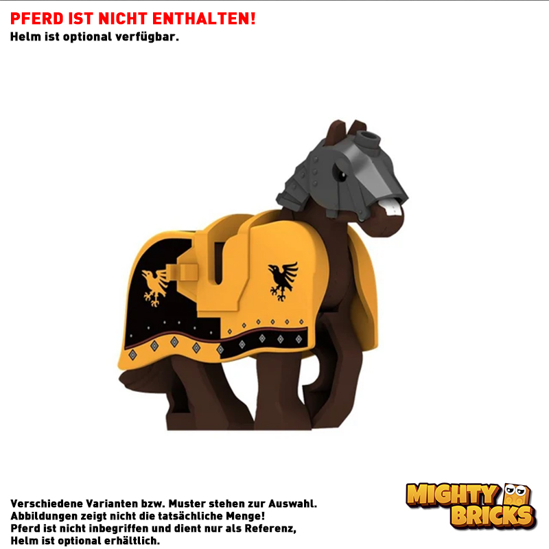 Pferdedecken für Deine LEGO Ritter Pferde