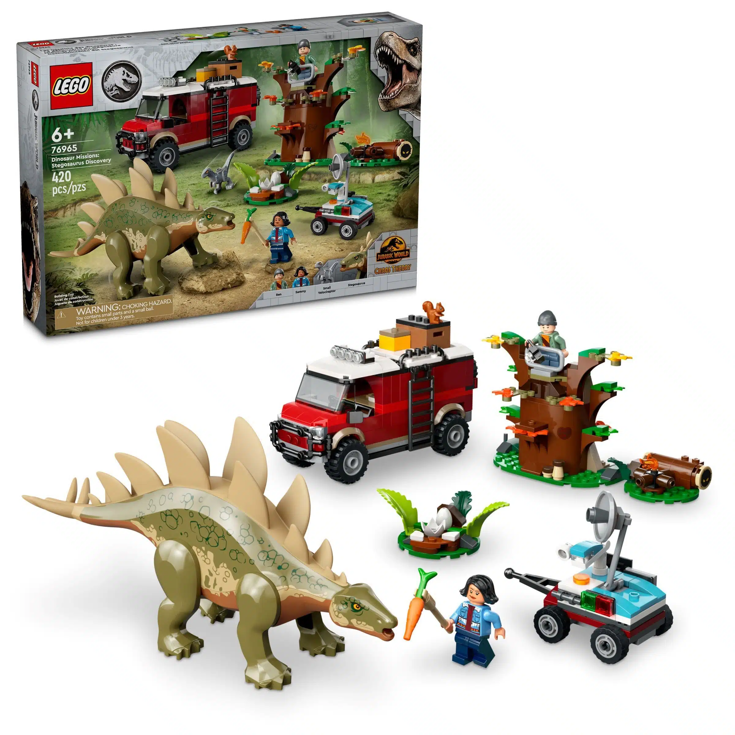 LEGO® Jurassic World 76965 Dinosaurier-Missionen: Entdeckung des Stegosaurus