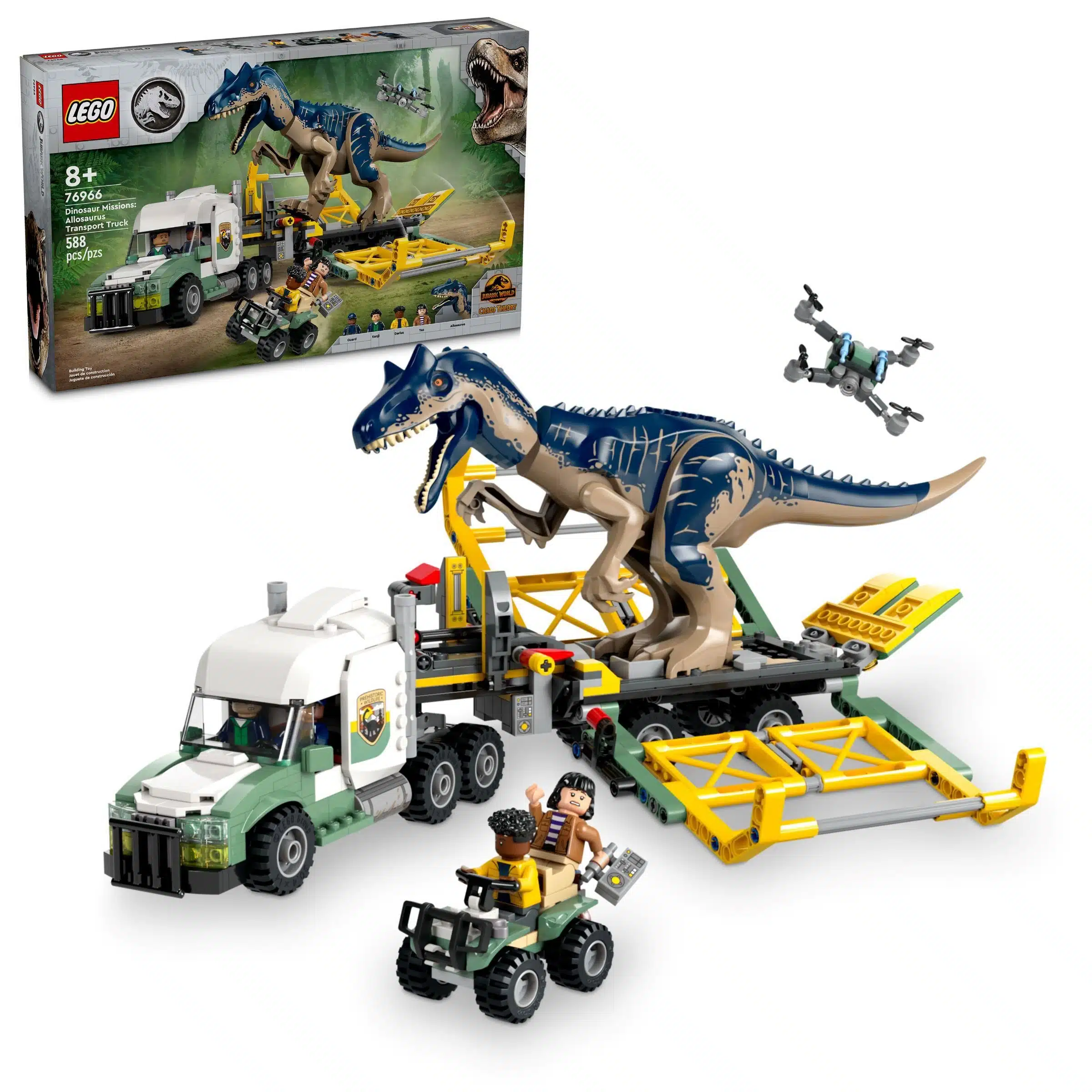 LEGO Jurassic World 76966 Dinosaurier-Missionen: Allosaurus-Transporter
