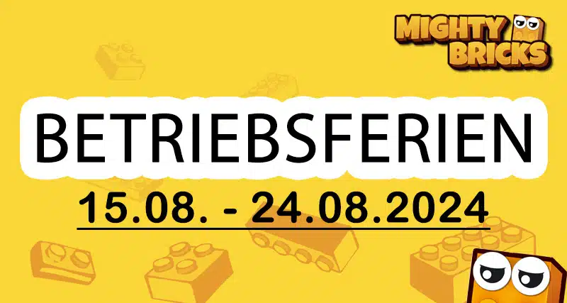 MightyBricks News Betriebsferien 2024