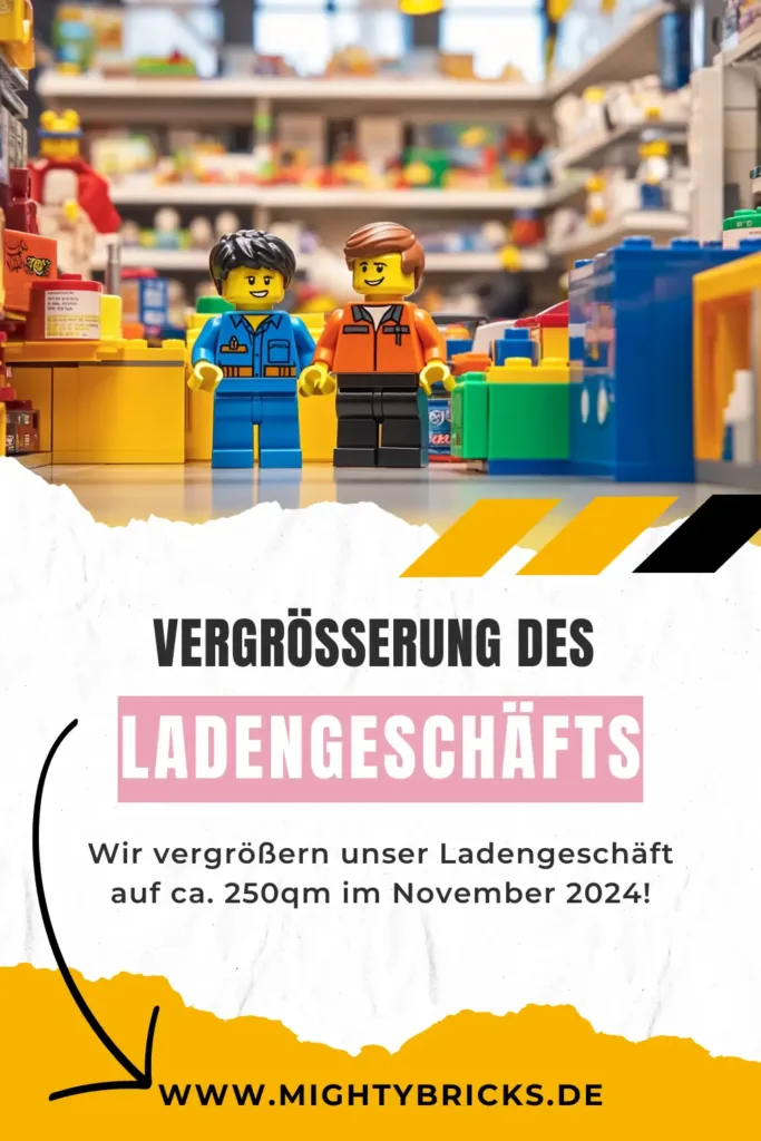 Vergrößerung des Ladengeschäfts LEGO Laden in Teltow - im November 2024