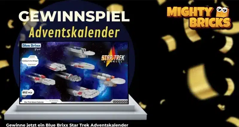 MightyBricks News: Gewinnspiel bei Facebook - ein Blue Brixx Star Trek Adventskalender Klemmbaustein Set