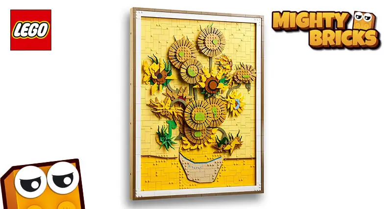 MightyBricks News: LEGO® Art 31215 Vincent van Gogh – Sonnenblumen