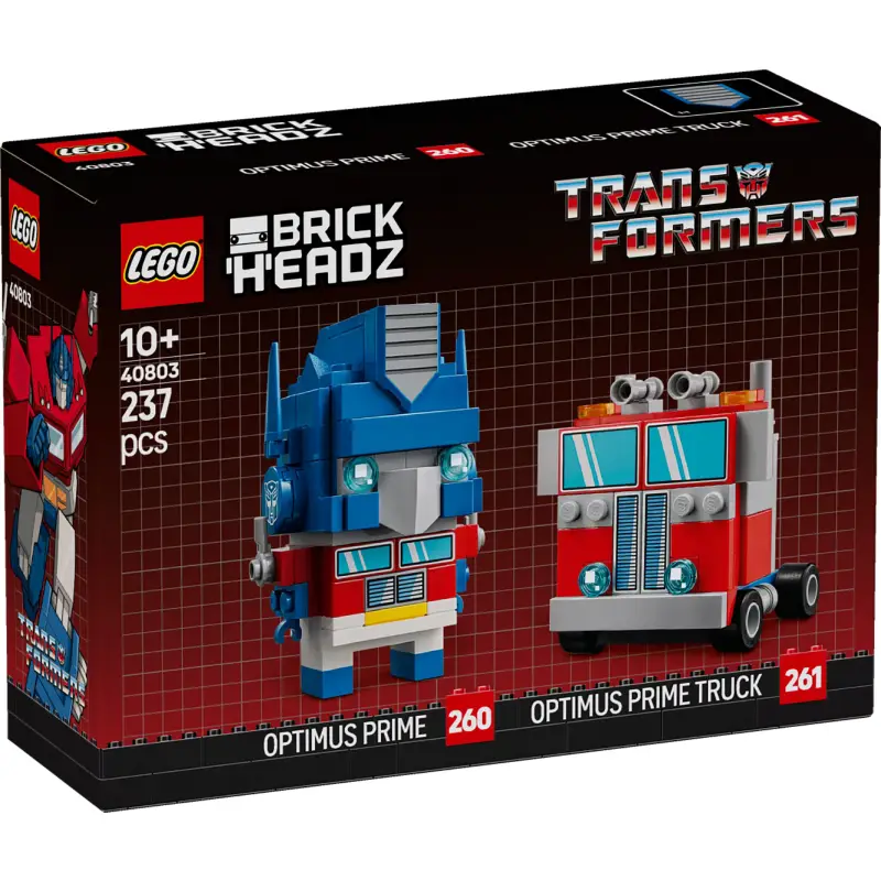 LEGO® BrickHeadz 40803 Optimus Prime Mech & Fahrzeug